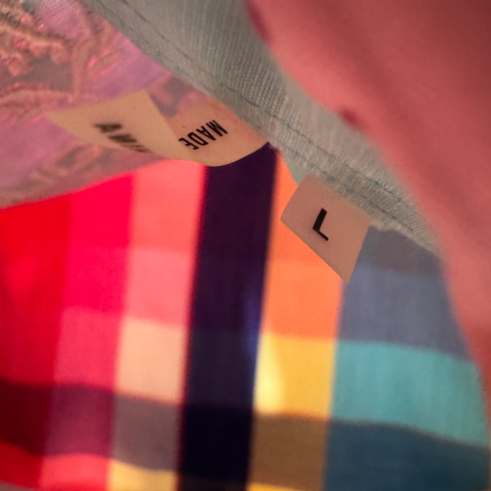 Bugatchi Red Flannel Pattern Button Down - image 3